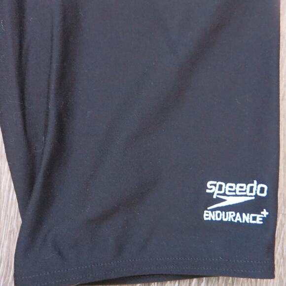 SPEEDO Endurance Jammer Swim Suit Shorts Size 28 Men Polyester  Black Summer - Picture 3 of 7